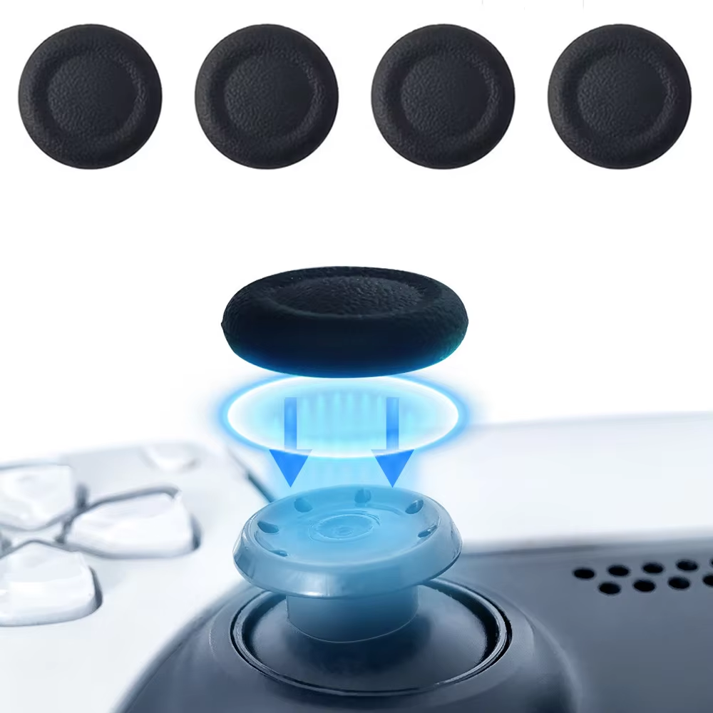 Gaming Accessories Ps4 - 2/6 個ジョイスティック交換キャップ PS5/PS4 コントローラーサムスティックグリップカバー修理部品プレイステーション 5 ゲームパッドアクセサリー