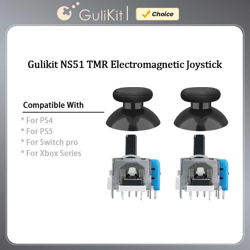 Gaming Accessories Ps4 - GuliKit NS51 TMR ジョイスティック スティックキャップ付き、PS4 PS5/PS5