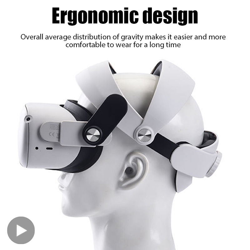 Gaming Accessories Holder - ヘッドバンドヘッドストラップホルダーメタクエスト 2 Quest2 仮想現実 VR メガネヘルメットヘッドセットゲームアクセサリーゲーム調整可能