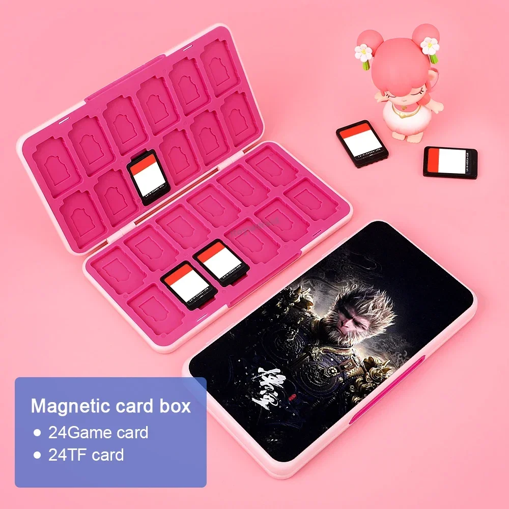 新しい 24in1 ゲームカードケースホルダーハードシェル保 - Gaming Accessories Holder のレビューと価格