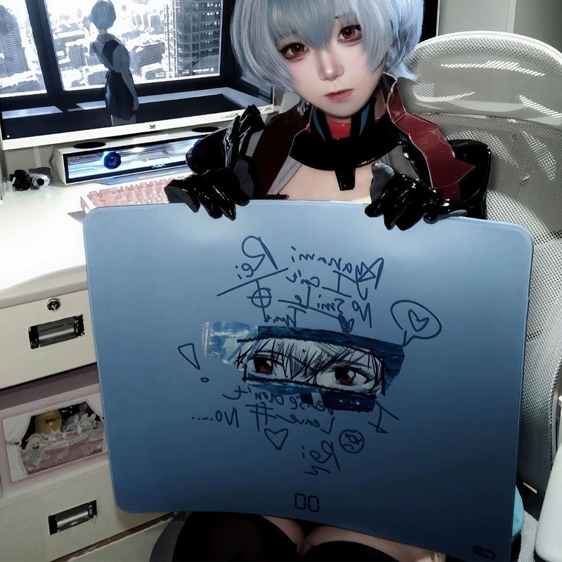 エヴァンゲリオン綾波レイマウスパッドアニメ印刷アンチスリップ - Gaming Accessories In Japan のレビューと価格
