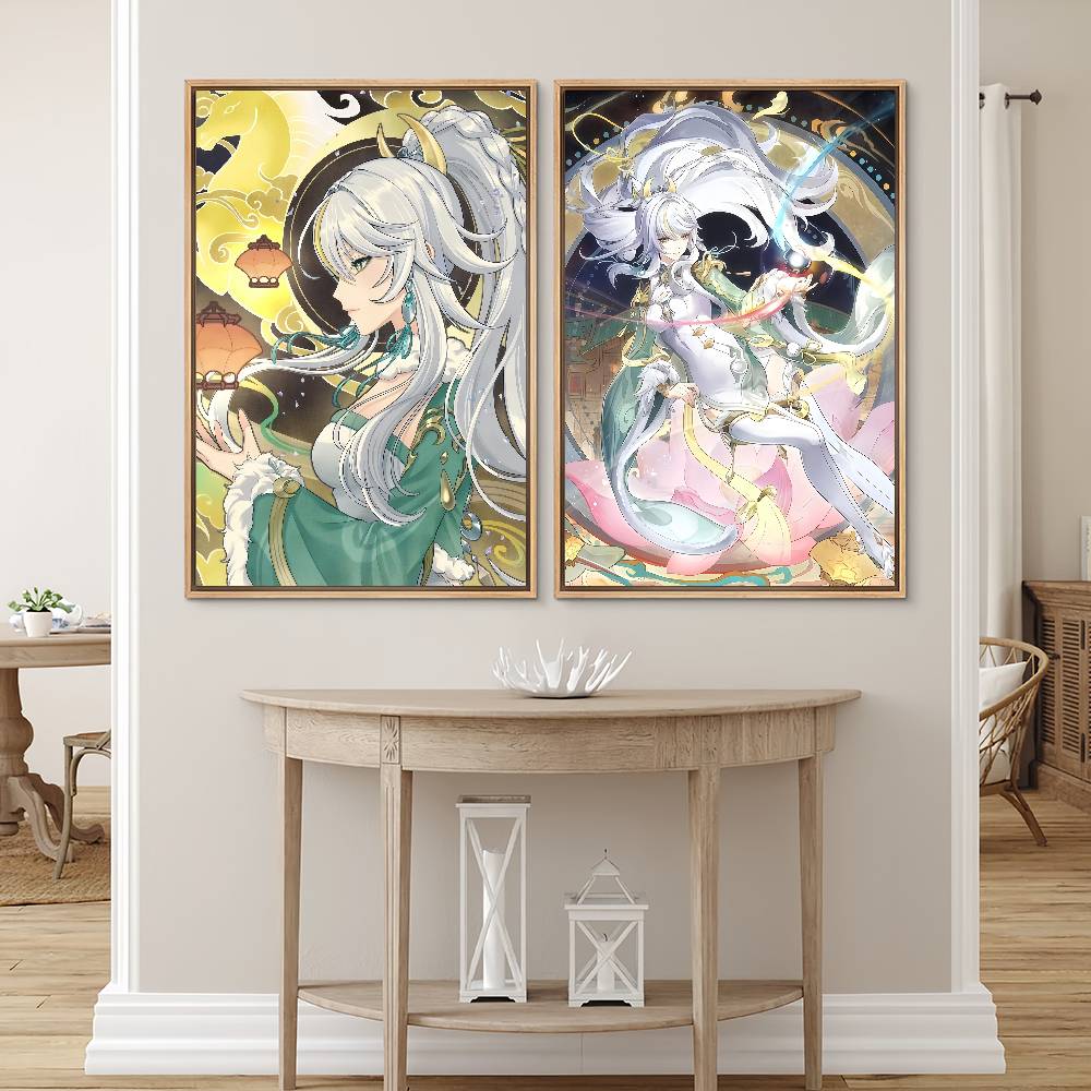 ゲーム Wuthering Waves Zibai ポスター - Gaming Accessories Wall のレビューと価格