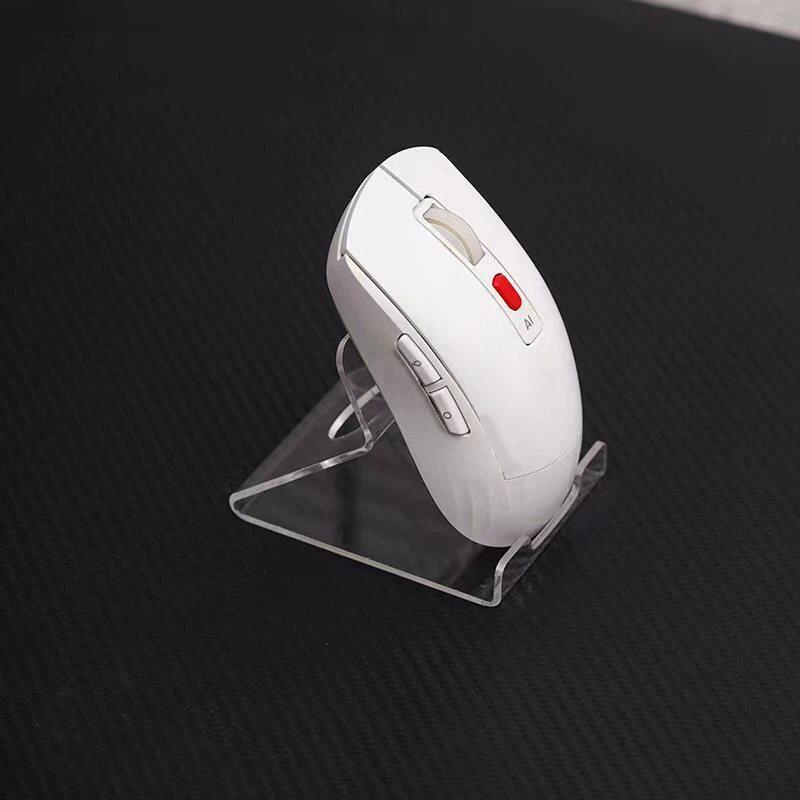 新しい 1 個アクリルマウス収納スタンドマウスホルダーディス - Gaming Accessories Holder のレビューと価格