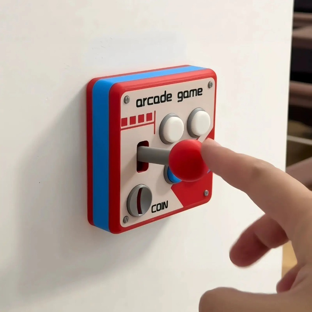 レトロアーケードジョイスティックスイッチプレートカバー、パン - Gaming Accessories Wall のレビューと価格