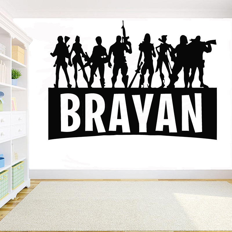 ゲームパーソナル名前壁の装飾デカールビデオゲームのウォールス - Gaming Accessories Wall のレビューと価格