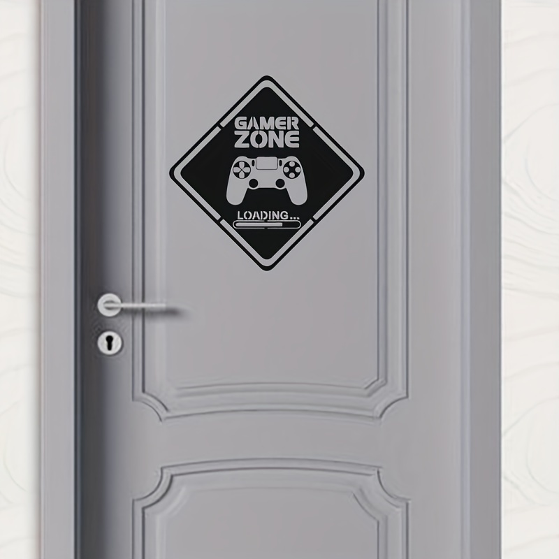 ゲーマーゾーンドアステッカー,ウォールステッカー,コントロー - Gaming Accessories Wall のレビューと価格