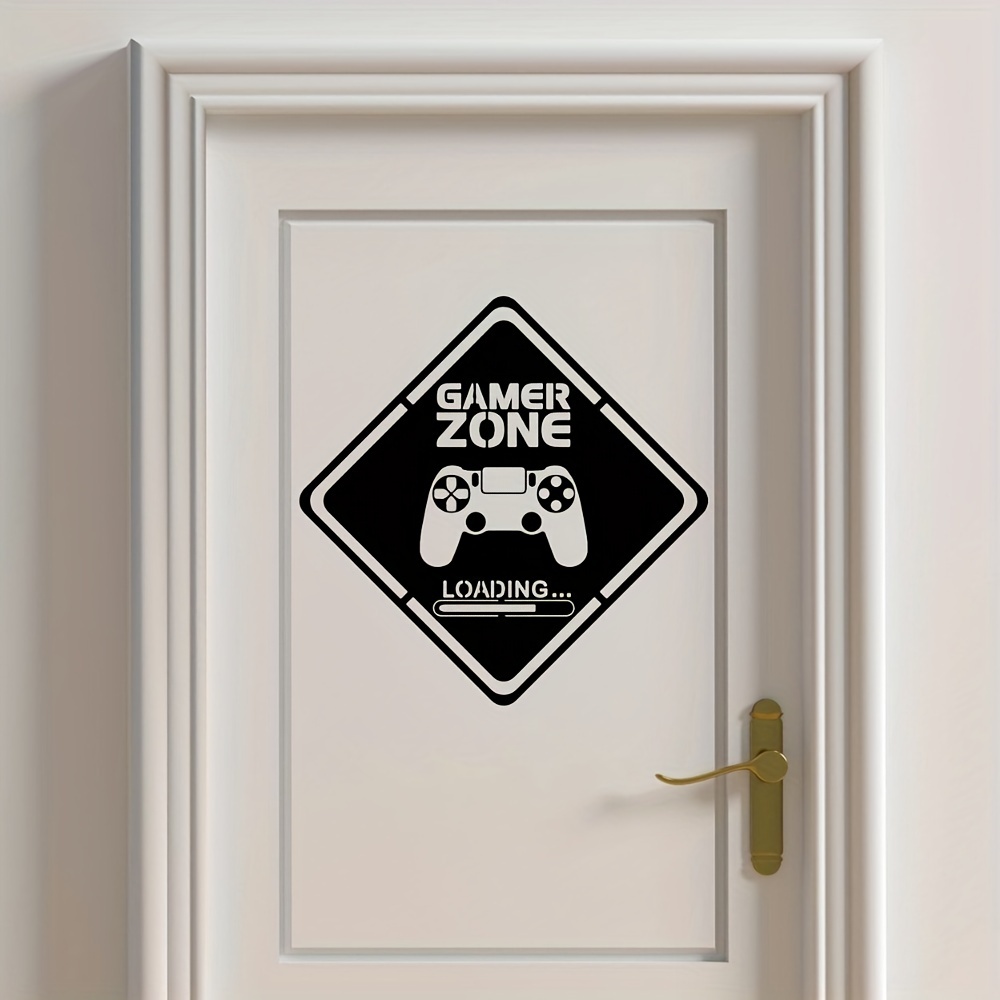 ゲーマーゾーンドアステッカー,ウォールステッカー,コントロー - Gaming Accessories Wall のレビューと価格