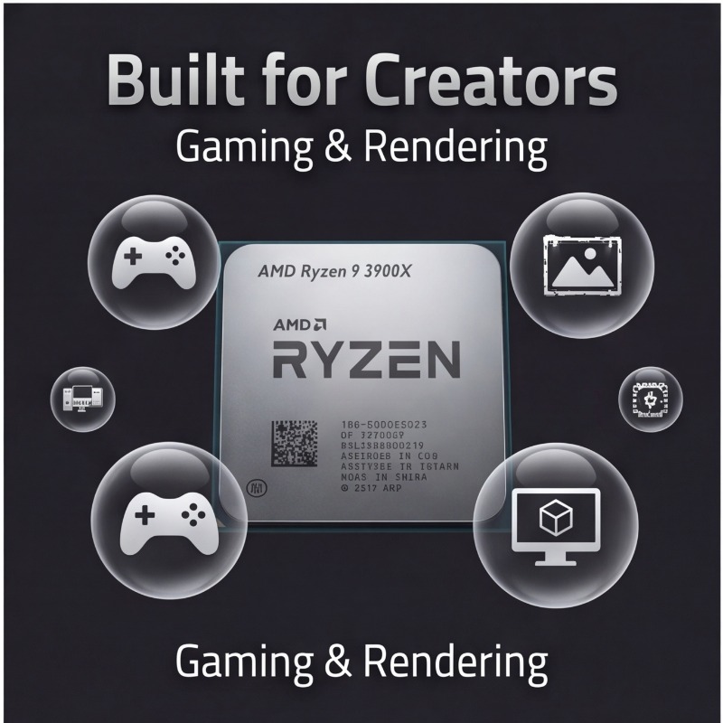 AMD Ryzen 9 3900X 12コア 24スレッド  - Amd Cpu Ryzen 9 のレビューと価格