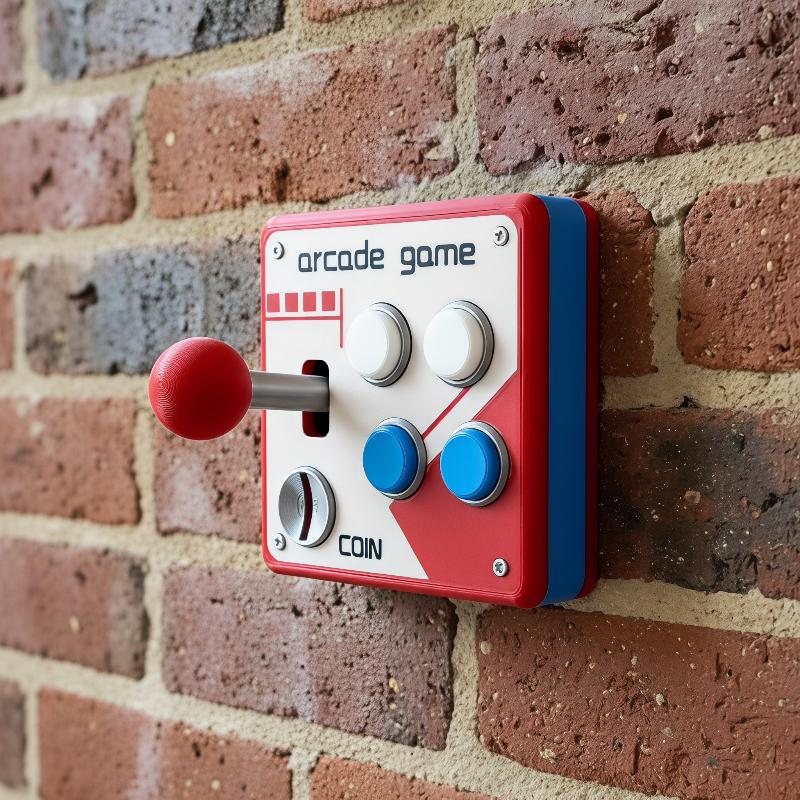 レトロアーケードゲームボタンスイッチプレート、クリエイティブ - Gaming Accessories Wall のレビューと価格
