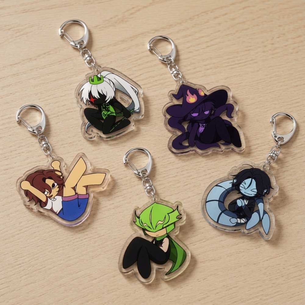 かわいい漫画ちびキーホルダーアクセサリーバッグチャーム怖いゲ - Gaming Accessories Bag のレビューと価格