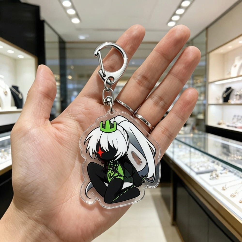 かわいい漫画ちびキーホルダーアクセサリーバッグチャーム怖いゲ - Gaming Accessories Bag のレビューと価格