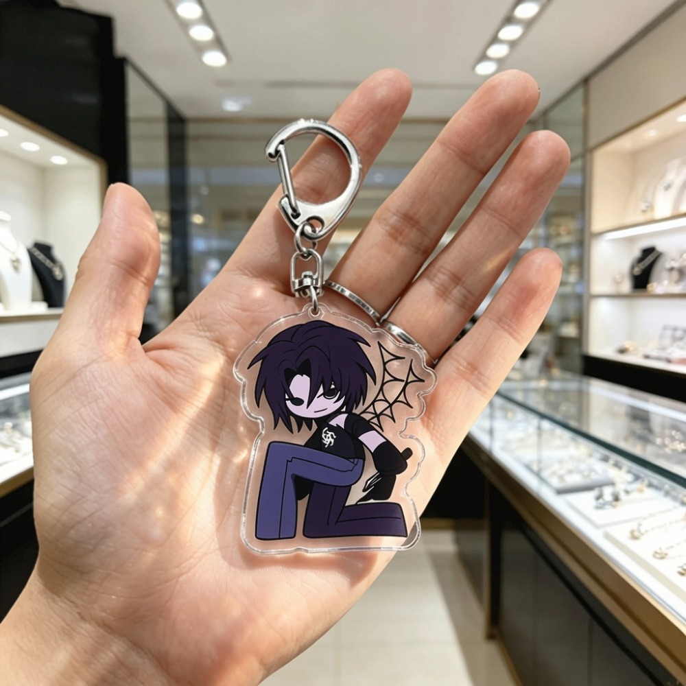 かわいい漫画ちびキーホルダーアクセサリーバッグチャーム怖いゲ - Gaming Accessories Bag のレビューと価格